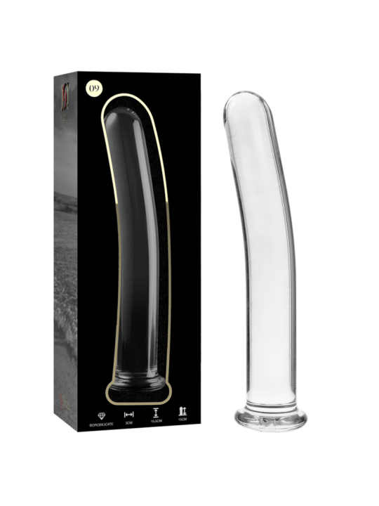 NEBULA SERIES BY IBIZA - MODELO 9 DILDO CRISTAL TRANSPARENTE 15.5 CM -