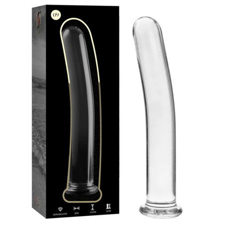 NEBULA SERIES BY IBIZA - MODELO 9 DILDO VIDRO BOROSILICADO TRANSPARENT