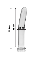NEBULA SERIES BY IBIZA - MODELO 9 DILDO VIDRO BOROSILICADO TRANSPARENT