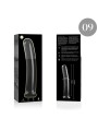 NEBULA SERIES BY IBIZA - MODELL 9 DILDO BOROSILIKATGLAS KLAR 15.5 CM -