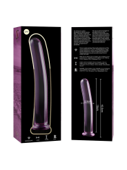 NEBULA SERIES BY IBIZA - MODELL 9 DILDO BOROSILIKATGLAS ROSA 15.5 CM -