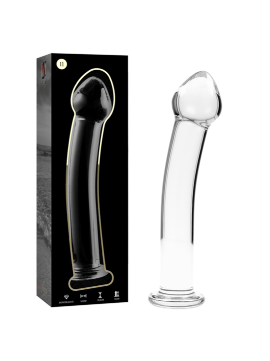 NEBULA SERIES BY IBIZA - MODÈLE 11 GODE EN VERRE BOROSILICATE CLAIR 16