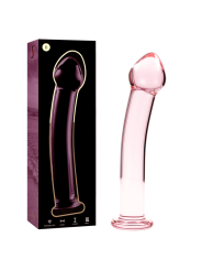 NEBULA SERIES BY IBIZA - MODELO 11 DILDO VIDRO BOROSILICADO ROSA 16 CM
