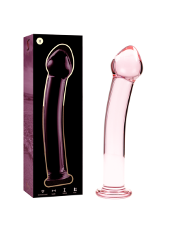 NEBULA SERIES BY IBIZA - MODELO 11 DILDO CRISTAL ROSA 16 CM -O- 3 CM