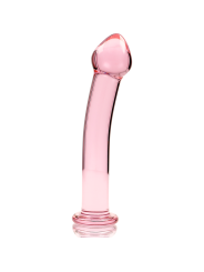 NEBULA SERIES BY IBIZA - MODELO 11 DILDO CRISTAL ROSA 16 CM -O- 3 CM