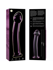NEBULA SERIES BY IBIZA - MODEL 11 ROZE BOROSILICATE GLAS DILDO 16 CM -