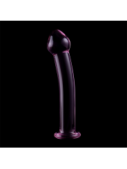 NEBULA SERIES BY IBIZA - MODEL 11 DILDO BOROSILICATE GLASS PINK 16 CM 
