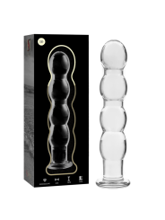 NEBULA SERIES BY IBIZA - MODELO 10 DILDO VIDRO BOROSILICADO TRANSPAREN