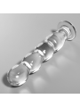 NEBULA SERIES BY IBIZA - MODELO 10 DILDO VIDRO BOROSILICADO TRANSPAREN