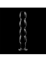 NEBULA SERIES BY IBIZA - MODELL 10 DILDO BOROSILIKATGLAS KLAR 16.5 CM 