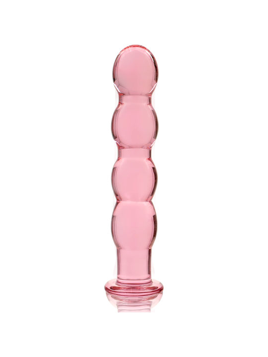 NEBULA SERIES BY IBIZA - MODELL 10 DILDO BOROSILIKATGLAS ROSA 16.5 CM 