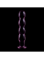 NEBULA SERIES BY IBIZA - MODEL 10 DILDO BOROSILICATE GLASS PINK 16.5 C