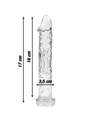 NEBULA SERIES BY IBIZA - MODÈLE 12 GODE EN VERRE BOROSILICATE CLAIR 17