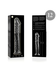 NEBULA SERIES BY IBIZA - MODÈLE 12 GODE EN VERRE BOROSILICATE CLAIR 17