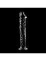 NEBULA SERIES BY IBIZA - MODELL 12 DILDO BOROSILIKATGLAS KLAR 17 CM -O