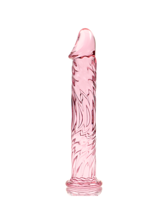 NEBULA SERIES BY IBIZA - MODELLO 12 DILDO IN VETRO BOROSILICATO ROSA 1
