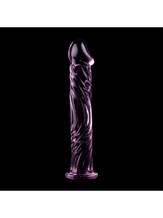 NEBULA SERIES BY IBIZA - MODELO 12 DILDO VIDRO BOROSILICADO ROSA 17 CM
