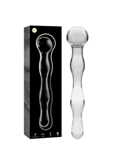 NEBULA SERIES BY IBIZA - MODÈLE 13 GODE EN VERRE BOROSILICATE CLAIR 18