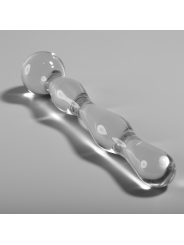 NEBULA SERIES BY IBIZA - MODELLO 13 DILDO IN VETRO BOROSILICATO TRASPA