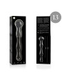 NEBULA SERIES BY IBIZA - MODELL 13 DILDO BOROSILIKATGLAS KLAR 18 CM -O