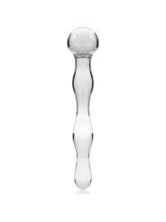 NEBULA SERIES BY IBIZA - MODELLO 13 DILDO IN VETRO BOROSILICATO TRASPA