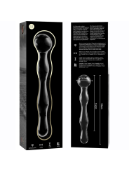 NEBULA SERIES BY IBIZA - MODELO 13 DILDO VIDRO BOROSILICADO TRANSPAREN