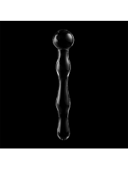 NEBULA SERIES BY IBIZA - MODELLO 13 DILDO IN VETRO BOROSILICATO TRASPA