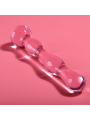 NEBULA SERIES BY IBIZA - MODEL 13 ROZE BOROSILICATE GLAS DILDO 18 CM -