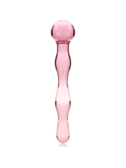 NEBULA SERIES BY IBIZA - MODELO 13 DILDO VIDRO BOROSILICADO ROSA 18 CM