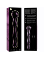 NEBULA SERIES BY IBIZA - MODEL 13 DILDO BOROSILICATE GLASS PINK 18 CM 