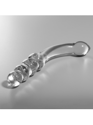 NEBULA SERIES BY IBIZA - MODELLO 14 DILDO IN VETRO BOROSILICATO TRASPA