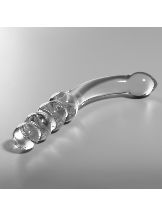 NEBULA SERIES BY IBIZA - MODELO 14 DILDO CRISTAL TRANSPARENTE 18.5 CM 
