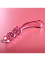 NEBULA SERIES BY IBIZA - MODEL 14 ROZE BOROSILICATE GLAS DILDO 18,5 CM