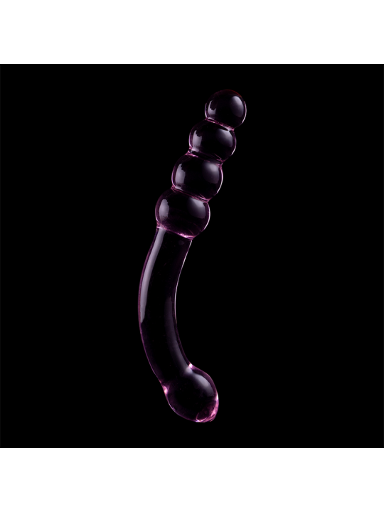 NEBULA SERIES BY IBIZA - MODEL 14 ROZE BOROSILICATE GLAS DILDO 18,5 CM