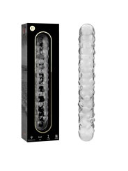 NEBULA SERIES BY IBIZA - MODÈLE 15 GODE EN VERRE BOROSILICATE CLAIR 18