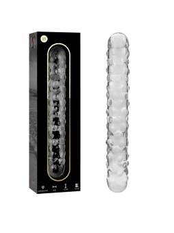 NEBULA SERIES BY IBIZA - MODÈLE 15 GODE EN VERRE BOROSILICATE CLAIR 18