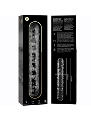 NEBULA SERIES BY IBIZA - MODÈLE 15 GODE EN VERRE BOROSILICATE CLAIR 18