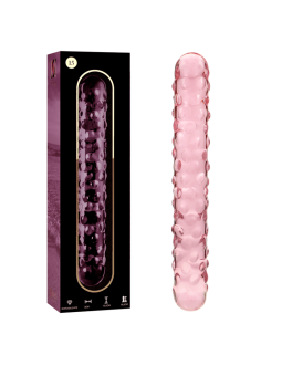 NEBULA SERIES BY IBIZA - MODELO 15 DILDO CRISTAL ROSA 18.5 CM -O- 3 CM