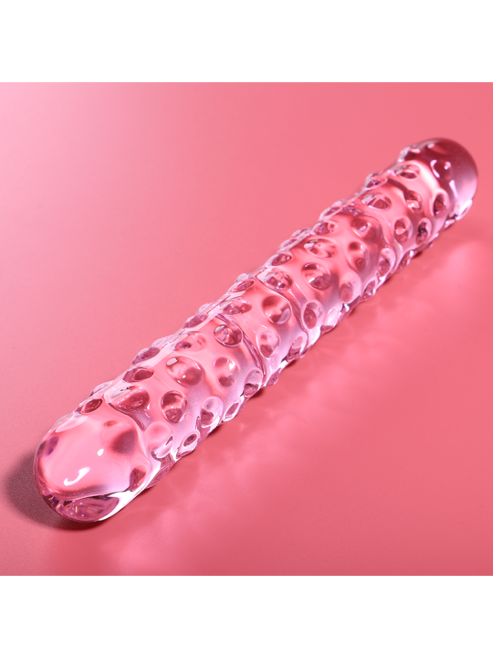 NEBULA SERIES BY IBIZA - MODELO 15 DILDO CRISTAL ROSA 18.5 CM -O- 3 CM