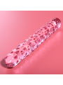 NEBULA SERIES BY IBIZA - MODEL 15 ROZE BOROSILICATE GLAS DILDO 18,5 CM