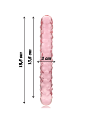 NEBULA SERIES BY IBIZA - MODELLO 15 DILDO IN VETRO BOROSILICATO ROSA 1