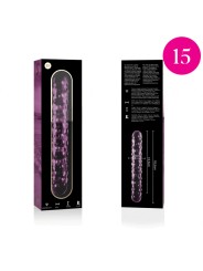 NEBULA SERIES BY IBIZA - MODELL 15 DILDO BOROSILIKATGLAS ROSA 18.5 CM 