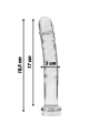 NEBULA SERIES BY IBIZA - MODELO 16 DILDO CRISTAL TRANSPARENTE 18.5 CM 