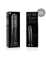 NEBULA SERIES BY IBIZA - MODELO 16 DILDO CRISTAL TRANSPARENTE 18.5 CM 