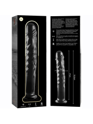 NEBULA SERIES BY IBIZA - MODELO 16 DILDO CRISTAL TRANSPARENTE 18.5 CM 