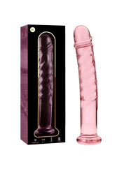 NEBULA SERIES BY IBIZA - MODELO 16 DILDO CRISTAL ROSA 18.5 CM -O- 3 CM