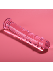 NEBULA SERIES BY IBIZA - MODELL 16 DILDO BOROSILIKATGLAS ROSA 18.5 CM 