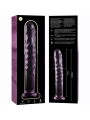 NEBULA SERIES BY IBIZA - MODELLO 16 DILDO IN VETRO BOROSILICATO ROSA 1