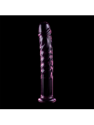 NEBULA SERIES BY IBIZA - MODELO 16 DILDO VIDRO BOROSILICADO ROSA 18.5 