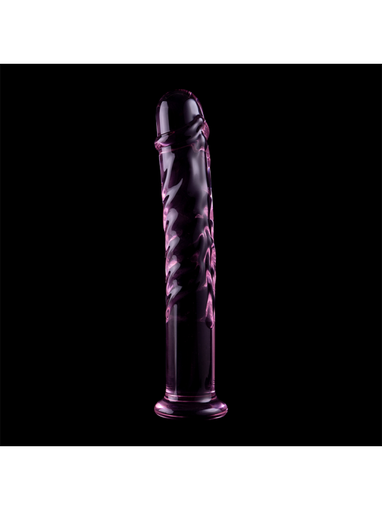 NEBULA SERIES BY IBIZA - MODELO 16 DILDO VIDRO BOROSILICADO ROSA 18.5 